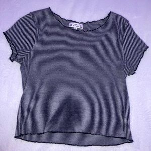 Black and white shirt